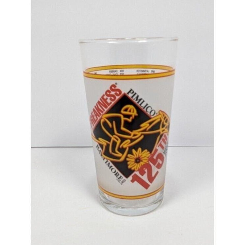 Preakness Stakes Glass 125th Running Libbey Horse Racing 2000 - Picture 2 of 6